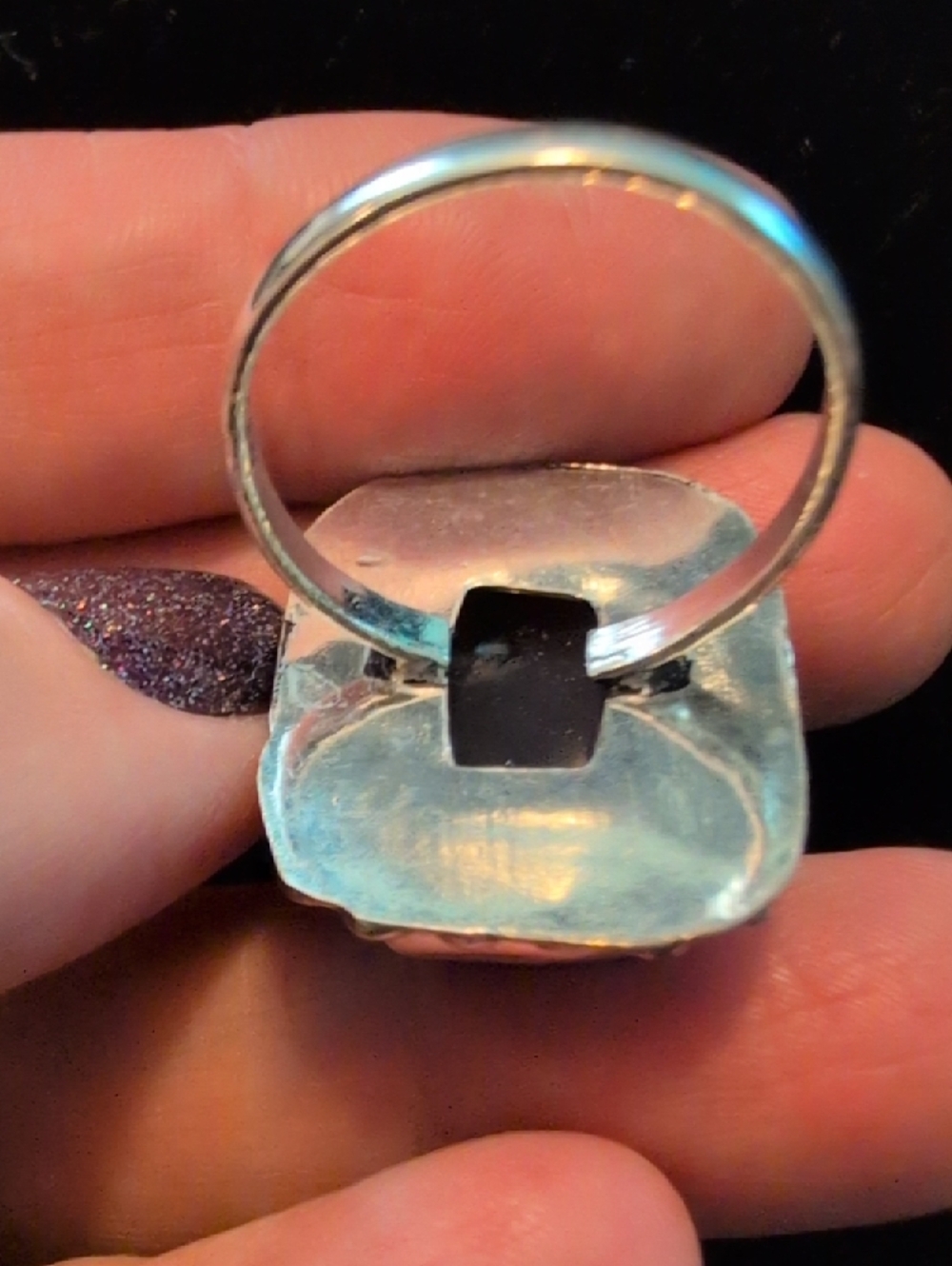 Rectangular Amethyst Ring - Picture 8 of 8